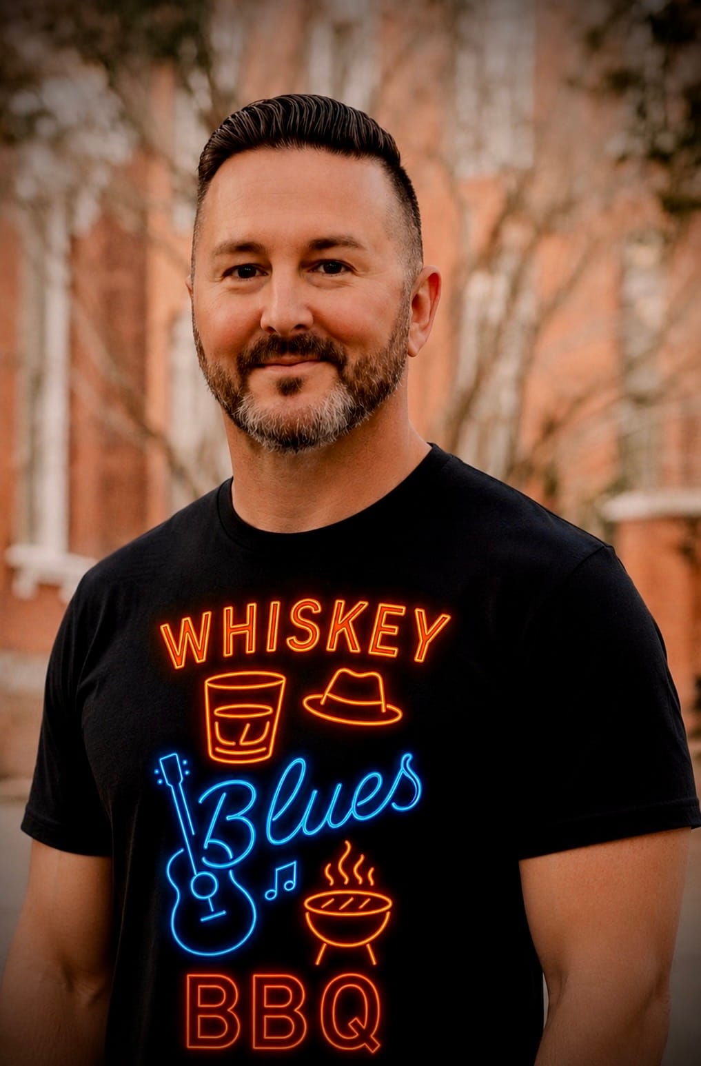 Chad Hallman, founder and pitmaster of Whiskey Blues BBQ